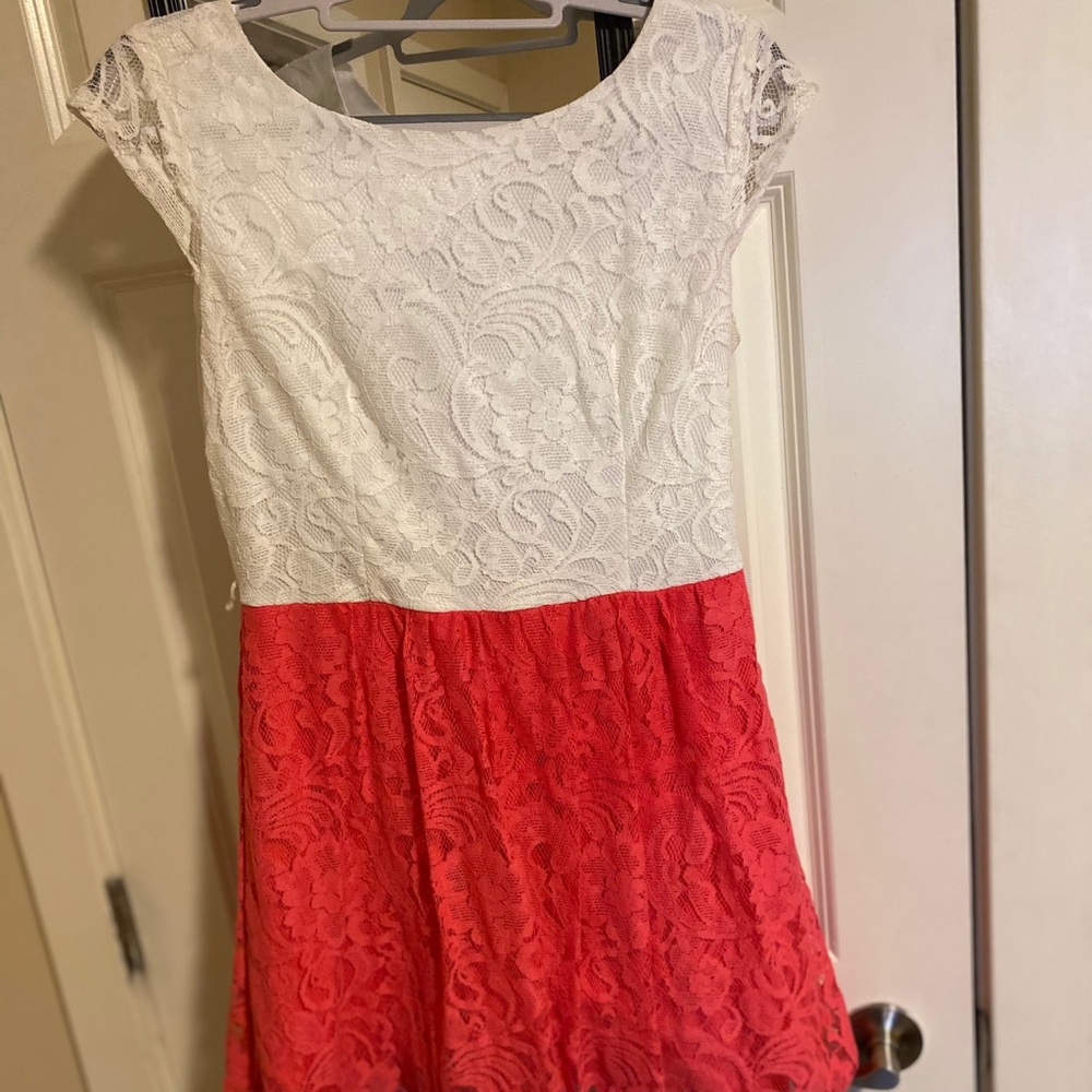 Pink and white dress by B. Darlin